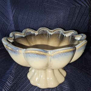 Pot de fleur créatif céramique glaçuré lotus japonais avec pied